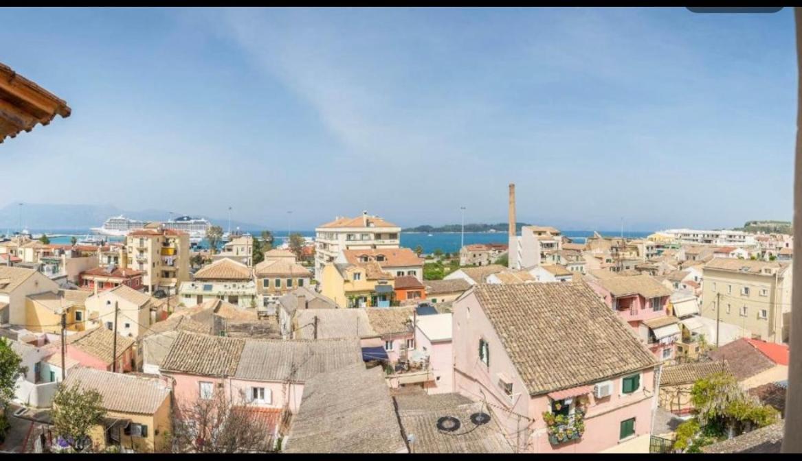 Makis Sea-View Apartment-Corfu Port Mantouki ภายนอก รูปภาพ